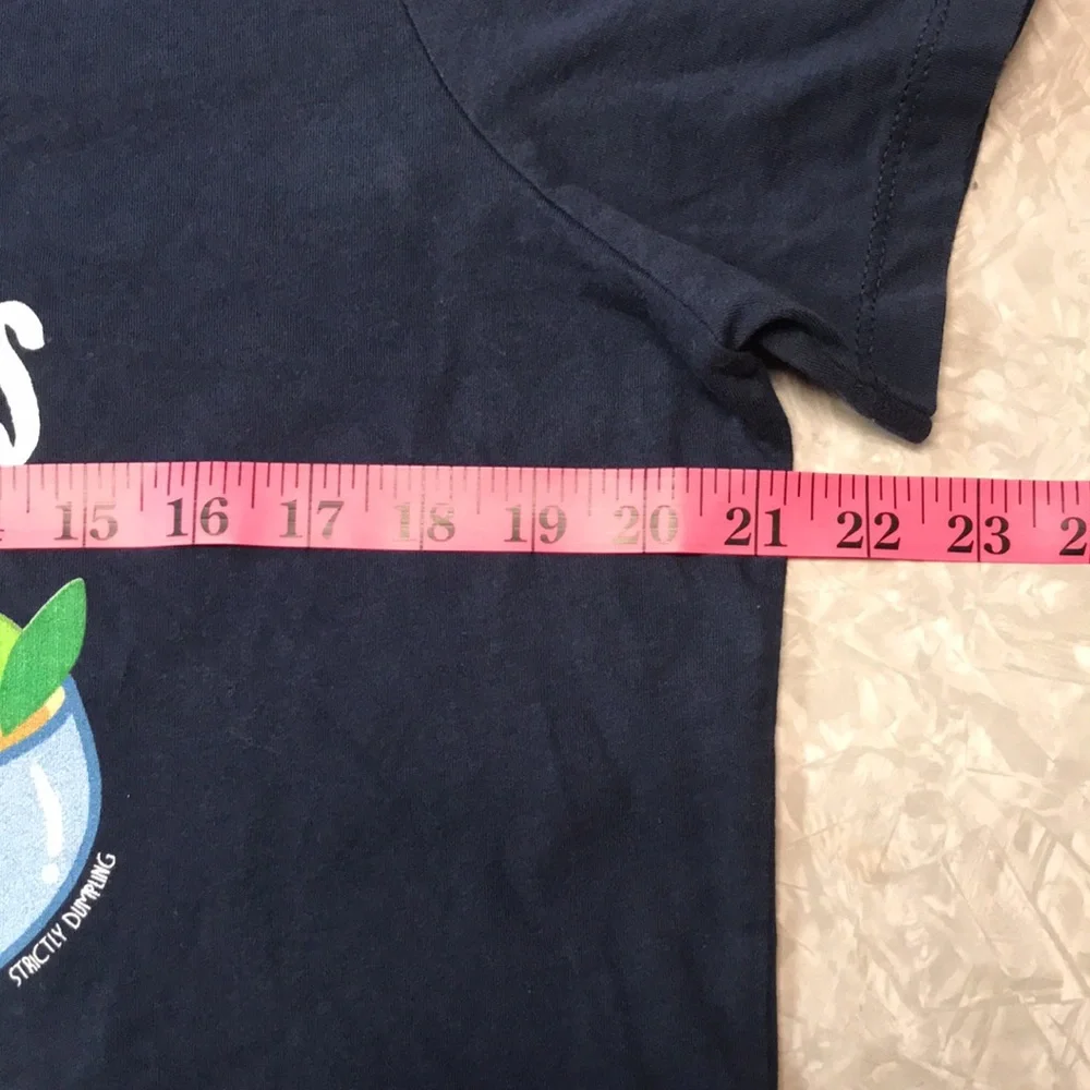 🍜 NEW Best Friends Pho-Ever Navy Novelty Tee T-Shirt, Size Large - Picture 4 of 6